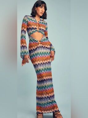 Nana Gotti knitted cut-out baldo dress